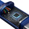 Baseus USB-C auf USB-C Crystal Shine Kabel 100W 1,2m Blau