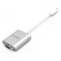 ORICO PTAV USB-C auf VGA und 3,5-mm-Audio-Adapter, Full HD 1080p, 15 cm, Silber
