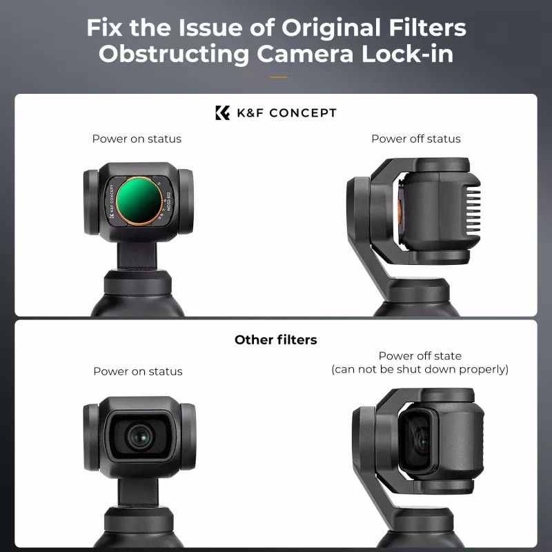 KF Variabler ND-Filter ND32-ND512 Nano-X für DJI Osmo Pocket 3