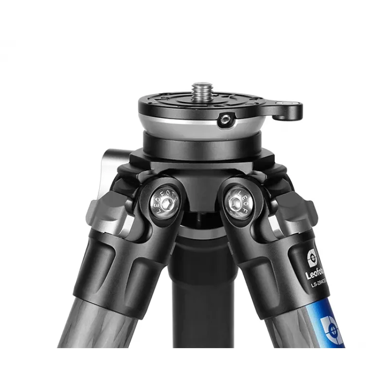 Leofoto LS-284CEX Carbon Fiber Ranger Leveling Stativ mit integrierter Nivellierbasis