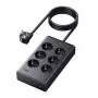 UGREEN S622 Steckdosenleiste, 6x AC + 3x USB + USB-C, GaN, 1,5 m, Schwarz (75141)