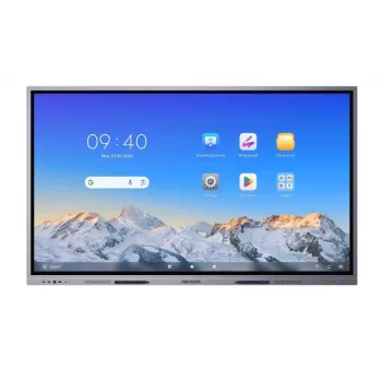 Hikvision DS-D5C86RB/A 86 Zoll 4K UHD Interaktives Touch-Display mit Android 11, 8MP Kamera, 8-fach Mikrofonarray, 2×15W Lautsprecher