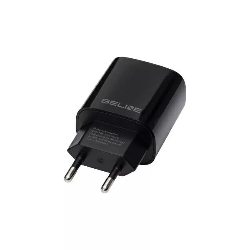 Beline GaN 30W USB-C PD + USB-A QC Wandladegerät Schwarz (nur Netzteil)