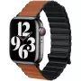 Beline Magnetic Pro Armband für Apple Watch 38/40/41mm Schwarz/Braun