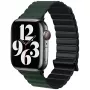 Beline Magnetic Pro Armband für Apple Watch 42/44/45/49mm Schwarz/Grün