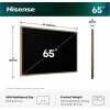 Hisense 65S7DS 65 Zoll 4K UHD DLED Smart TV mit VIDAA, Dolby Vision, DTS Virtual:X, 4 HDMI, 2 USB, Wi-Fi, Bluetooth, Sprachsteuerung, Schwarz