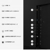 Hisense 65S7DS 65 Zoll 4K UHD DLED Smart TV mit VIDAA, Dolby Vision, DTS Virtual:X, 4 HDMI, 2 USB, Wi-Fi, Bluetooth, Sprachsteuerung, Schwarz