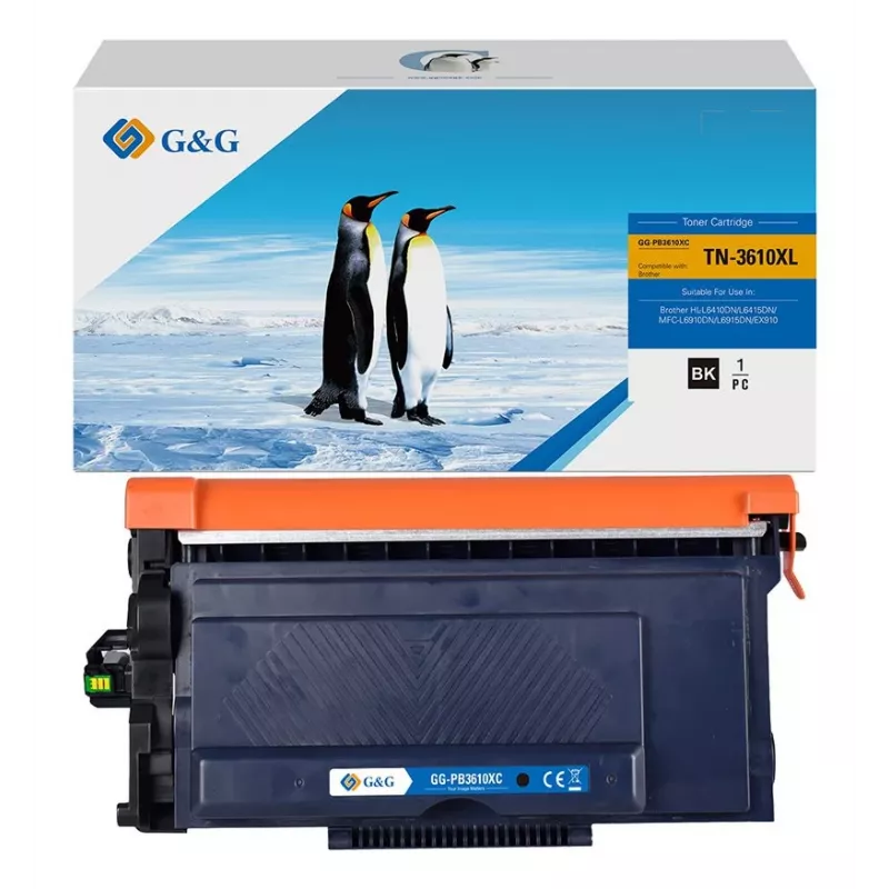G&G XXL Toner-Kartusche kompatibel mit Brother TN-3610XL