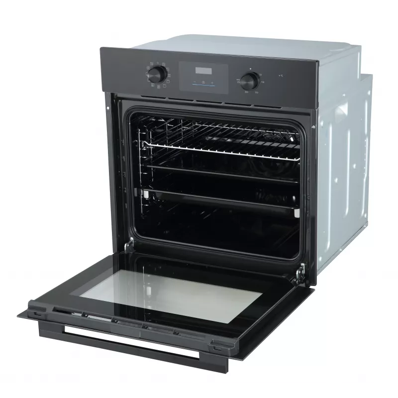 Midea MBO65M80D2-BK Einbau-Elektrobackofen, 70 l, 3 kW, A, Schwarz