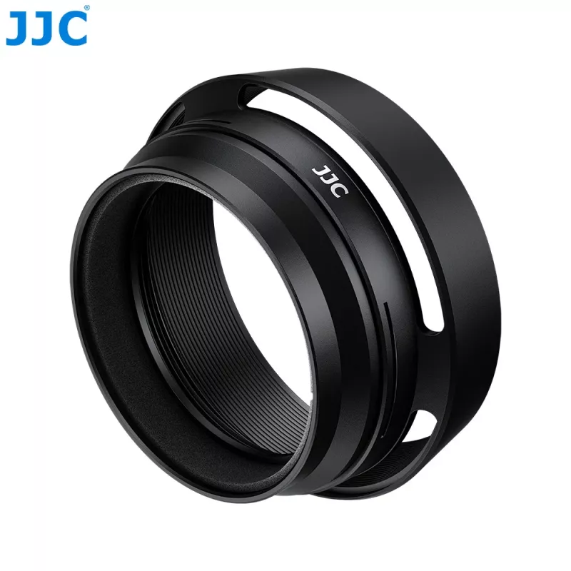 JJC LH-JXHALF Gegenlichtblende mit 37 mm Filteradapterring für Fujifilm X Half, Schwarz