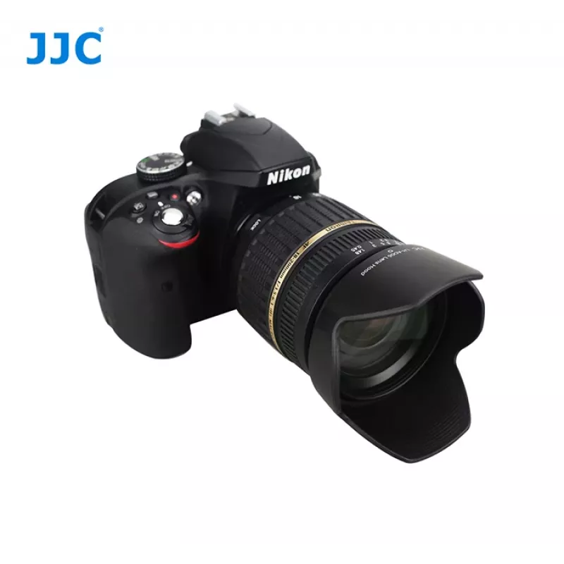 JJC Gegenlichtblende Typ Tamron AD06 (Blütenform, Bajonett, Schwarz)