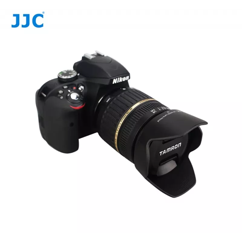 JJC Gegenlichtblende Typ Tamron AD06 (Blütenform, Bajonett, Schwarz)