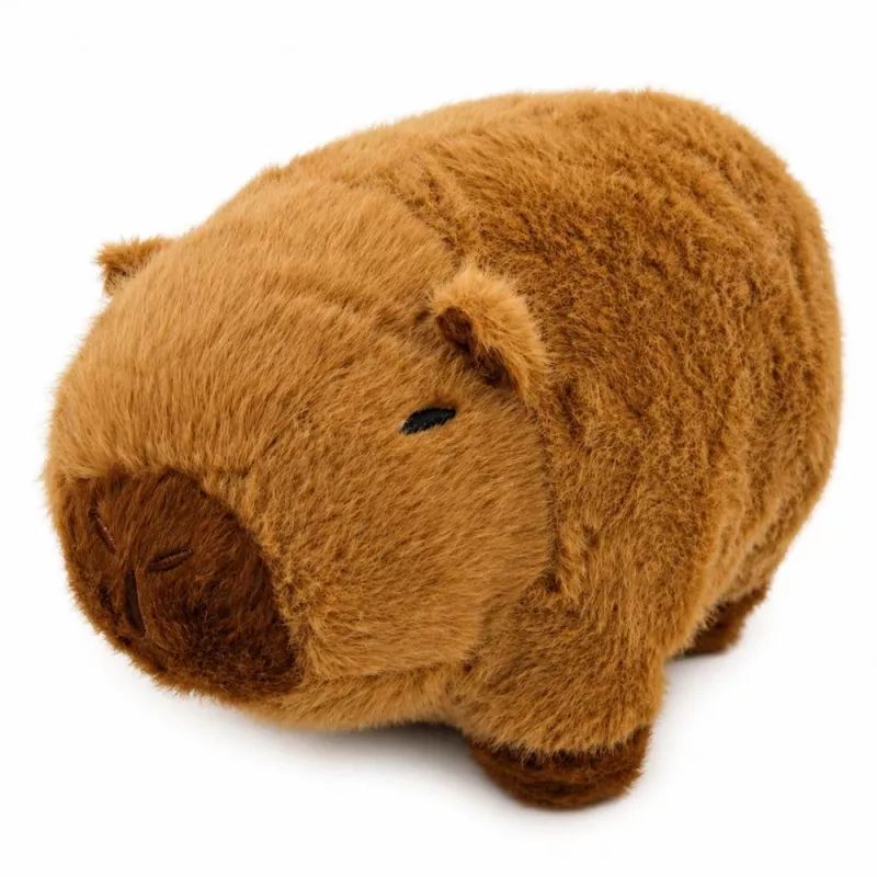 LEAN TOYS Grüne Avocado mit Capybara 2-in-1 Wendbarer Plüschtier 25 cm