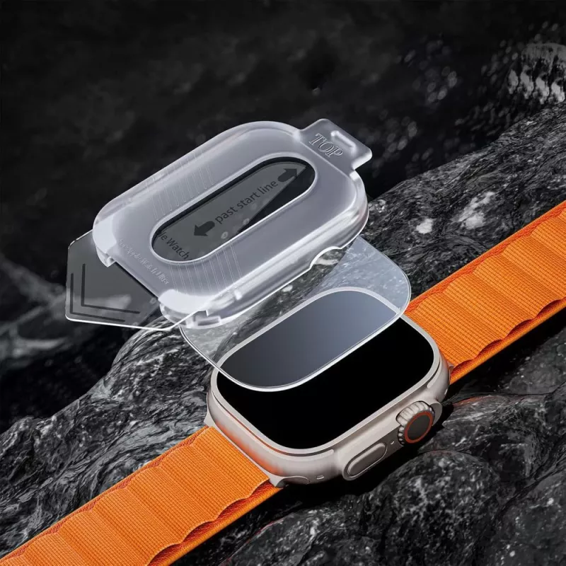 Tech-Protect Easy Set+ Displayschutz für Apple Watch Ultra 1/2/3 (49 mm), 2er-Pack