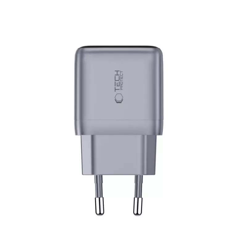 TECH-PROTECT POWERVISION NC45W-GAN 1-Port-Netzladegerät PD 45W Dunkelgrau