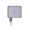 TECH-PROTECT PowerVision NC100W GaN 100W 3-Port USB-C PD & USB-A QC3.0 Wandladegerät - Dunkelgrau