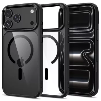 Tech-Protect Magmat MagSafe-Hülle für iPhone 17 Pro / 18 Pro Schwarz/Klar