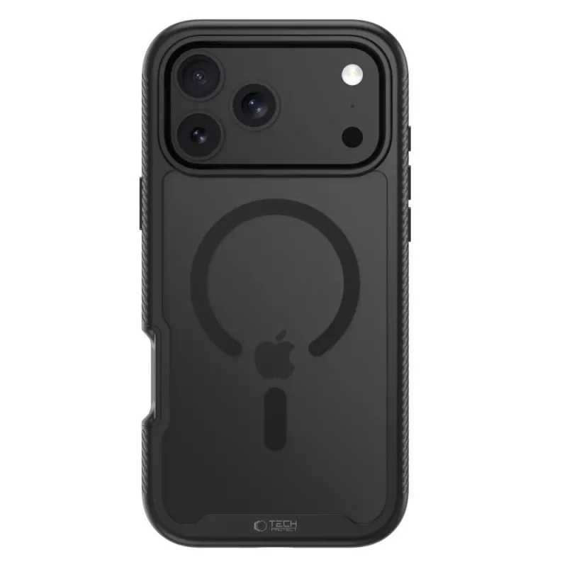 Tech-Protect Defense MagSafe Hülle für iPhone 17 Pro Max / 18 Pro Max, Matt Schwarz