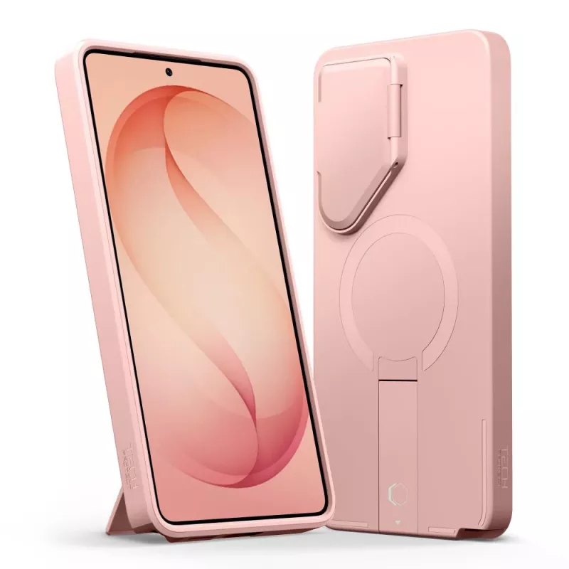 TECH-PROTECT Kevlar Aura MagSafe-Hülle für Samsung Galaxy S26 Ultra - Pink