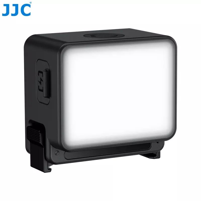 JJC LED-Nano LED Videoleuchte für DJI Osmo Action 6 / Osmo Nano, 6500K, 500mAh, USB-C, IPX5