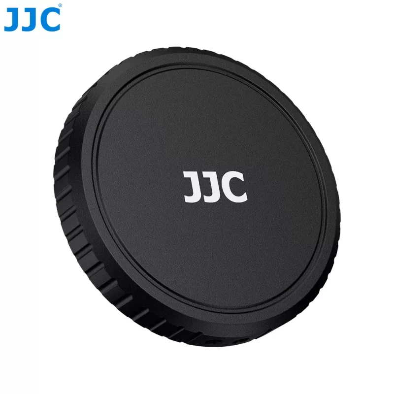 JJC LRR-OA6K2 Objektivdeckel & Dekoring-Set für DJI Osmo Action 6 (schwarzer Deckel, rote & blaue Ringe)