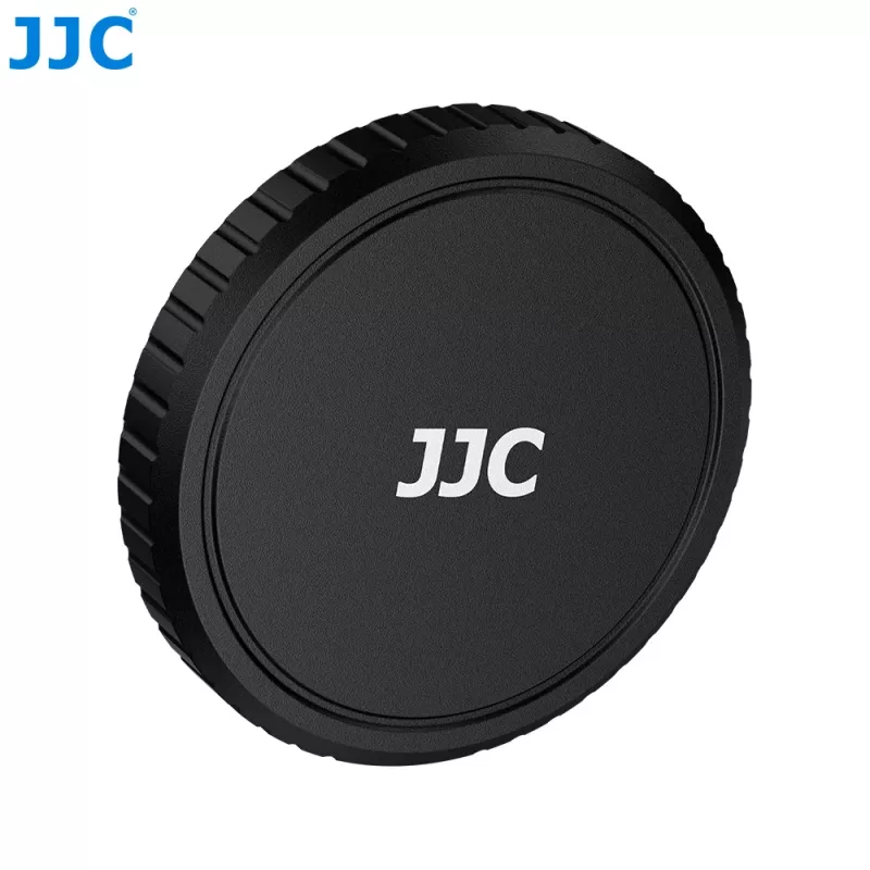 JJC LRR-OA6K2 Objektivdeckel & Dekoring-Set für DJI Osmo Action 6 (schwarzer Deckel, rote & blaue Ringe)