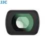 JJC 0,72x Weitwinkelobjektiv für DJI Osmo Pocket 3 / 4, magnetische Halterung, mehrfachvergütetes optisches Glas, Schwarz