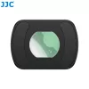 JJC 0,72x Weitwinkelobjektiv für DJI Osmo Pocket 3 / 4, magnetische Halterung, mehrfachvergütetes optisches Glas, Schwarz