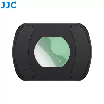 JJC 0,72x Weitwinkelobjektiv für DJI Osmo Pocket 3 / 4, magnetische Halterung, mehrfachvergütetes optisches Glas, Schwarz