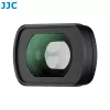 JJC 0,72x Weitwinkelobjektiv für DJI Osmo Pocket 3 / 4, magnetische Halterung, mehrfachvergütetes optisches Glas, Schwarz