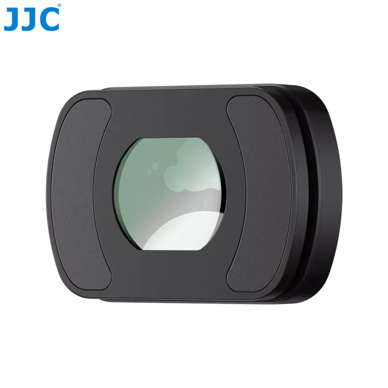 JJC 0,72x Weitwinkelobjektiv für DJI Osmo Pocket 3 / 4, magnetische Halterung, mehrfachvergütetes optisches Glas, Schwarz