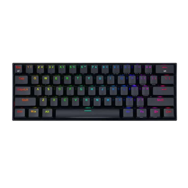 REDRAGON DRACONIC PRO Mechanische 61-Tasten RGB Bluetooth 5.0 Gaming-Tastatur - Schwarz