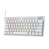 Redragon K632 HORUS Mini 60% RGB Kabelgebundene Gaming-Tastatur - Weiß