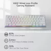 Redragon K632 HORUS Mini 60% RGB Kabelgebundene Gaming-Tastatur - Weiß