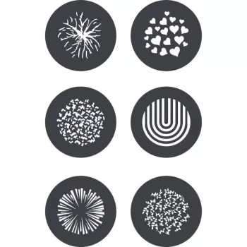 Godox GP GS2 Gobo-Set für GP-Projektionsaufsatz (6 Muster)