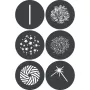 Godox GP GS3 Gobo-Set für Projektionsaufsätze (6 Muster, 66 mm)