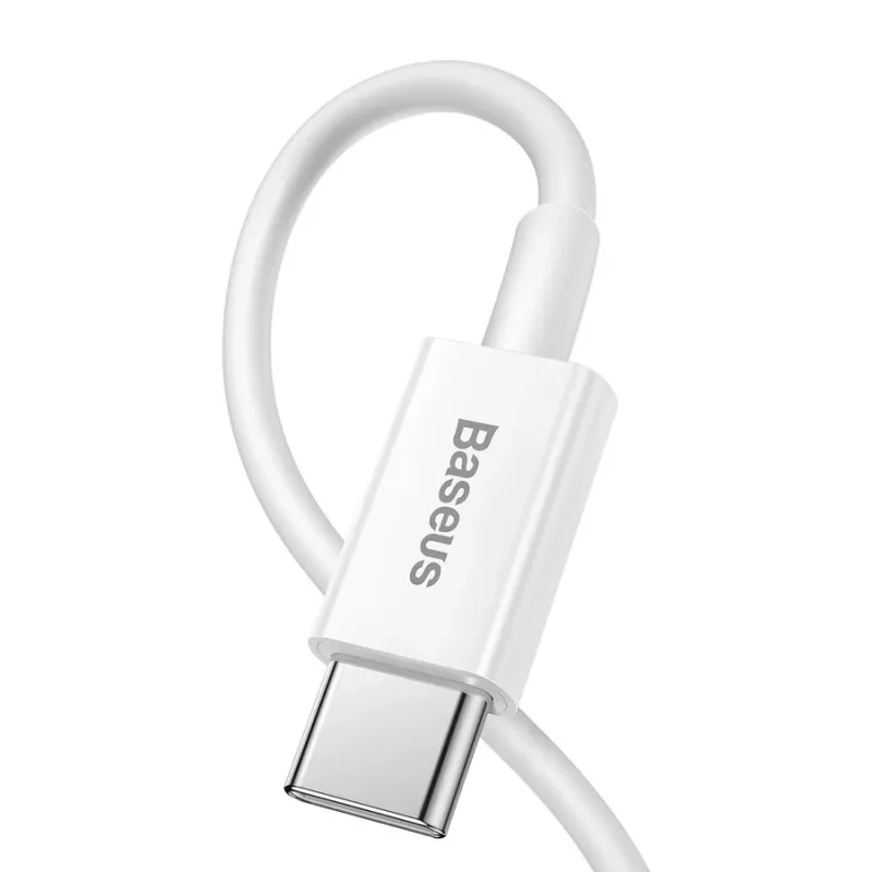 Baseus Superior Series USB-C auf Lightning Kabel 0,25 m Weiß, 20W PD Schnellladen & Datensynchronisation
