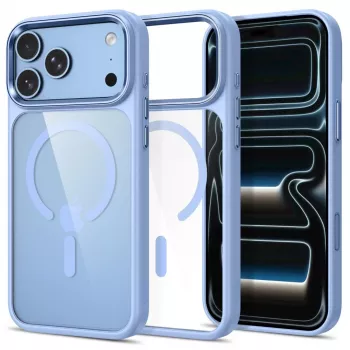 Tech-Protect Magmat MagSafe Clear Case für iPhone 17 Pro Max / 18 Pro Max - Hellblau/Transparent