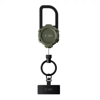 TECH-PROTECT ATH03 Urbanloop Diebstahlschutz-Halterung für Apple AirTag, Militärgrün