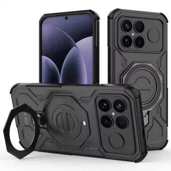 TECH-PROTECT TacticStand MagSafe-Hülle für Xiaomi Poco F8 Ultra - Schwarz
