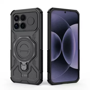 TECH-PROTECT TacticStand MagSafe-Hülle für Xiaomi Poco F8 Ultra - Schwarz