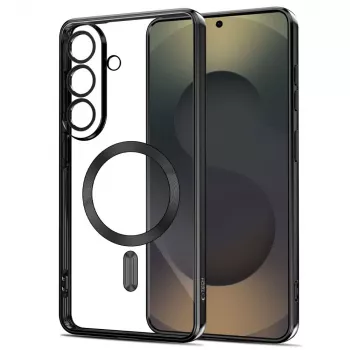 Tech-Protect MagFlex Hülle für Samsung Galaxy S26+ - Transparent Schwarz