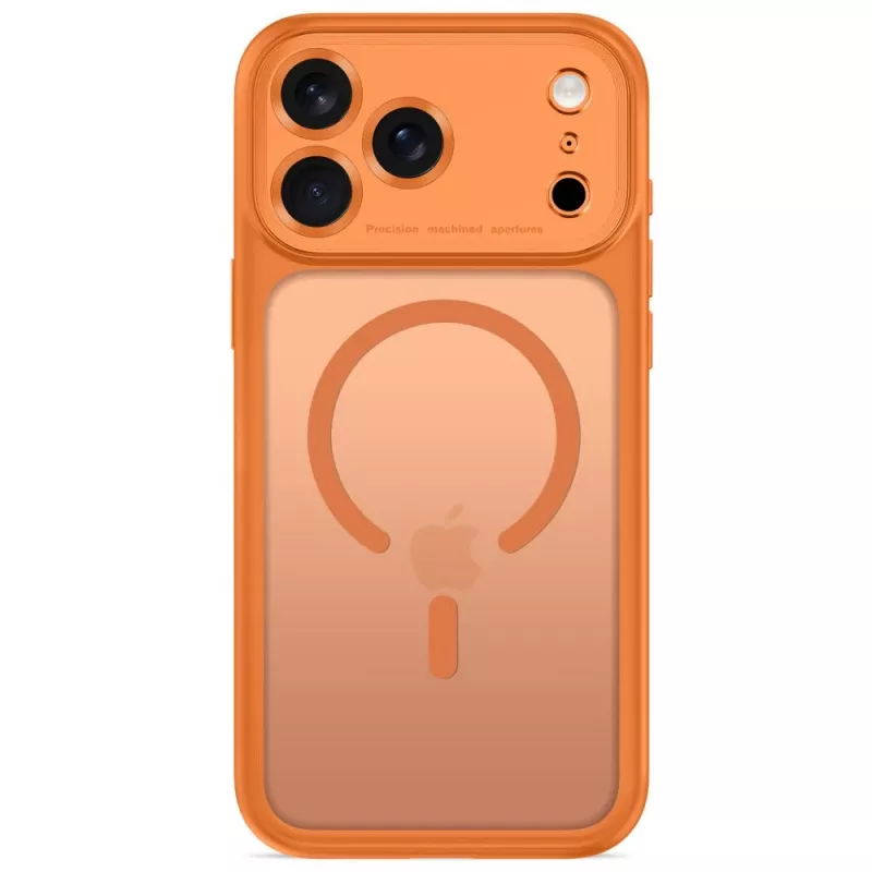 TECH-PROTECT MagPeak MagSafe-Hülle für iPhone 17 Pro / 18 Pro - Matt Cosmic Orange