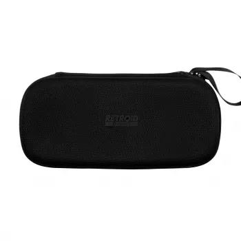 Retroid Tragetasche für Retroid5 - Schwarze EVA-Hartschalen-Schutzhülle mit Doppelreißverschluss, Mikrofaser-Innenfutter, Mesh-Tasche, elastischen Bändern, Handgelenksschlaufe