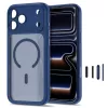 TECH-PROTECT MagPeak MagSafe-Hülle für iPhone 17 Pro Max / 18 Pro Max, Matt Dunkelblau