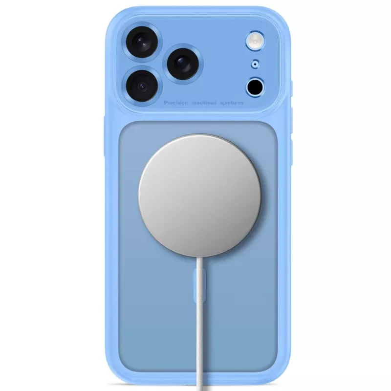 TECH-PROTECT MagPeak MagSafe-Hülle für iPhone 17 Pro Max / 18 Pro Max, Matt Hellblau