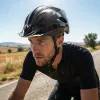 Vayox Speed LED Fahrradhelm, glänzend Schwarz, Größe L (58-61 cm)