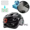 Vayox Speed LED Fahrradhelm, glänzend Schwarz, Größe L (58-61 cm)