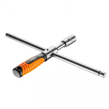 NEO TOOLS Kreuzschlüssel 17 x 19 mm | Chrom-Vanadium-Stahl