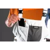 NEO TOOLS HD Latzhose mit Knieschutztaschen, Größe L/52, Grau/Schwarz